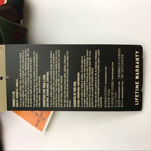 Jansport The Pike Backpack Surplus Camo NWT - Picture 9 of 12